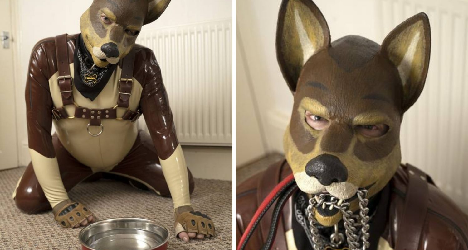 Man Chooses To Live Like Dog, Eats From Bowl And Barks At Friends In Street