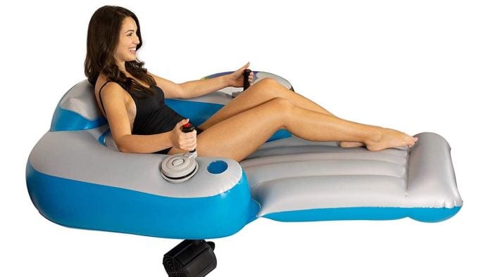 Cruise Around Like A Millionaire In This Motorized Pool Lounger