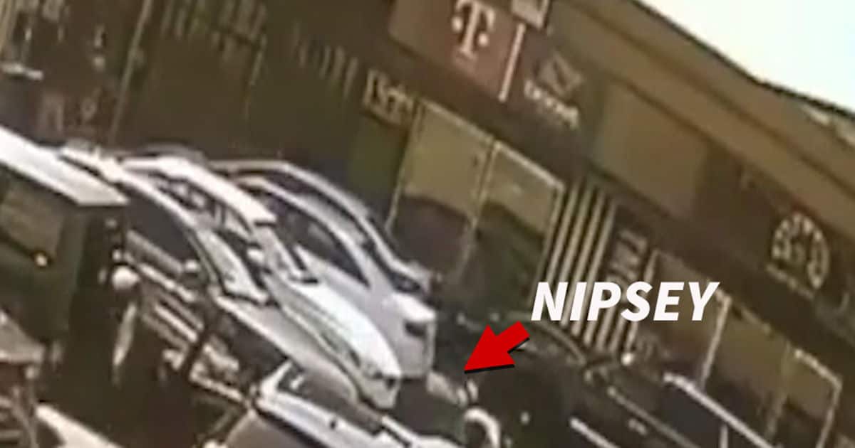 Nipsey Hussle Shooting Captured On Surveillance Video, Possible Suspect Seen