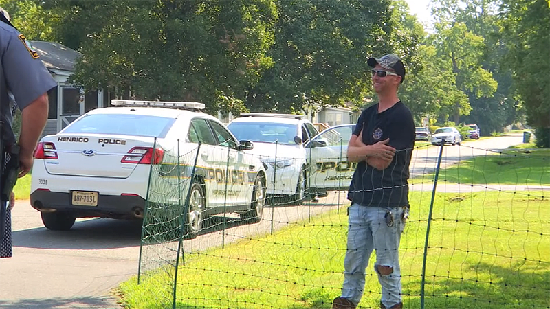 man installs electric fence to keep children out of his yard