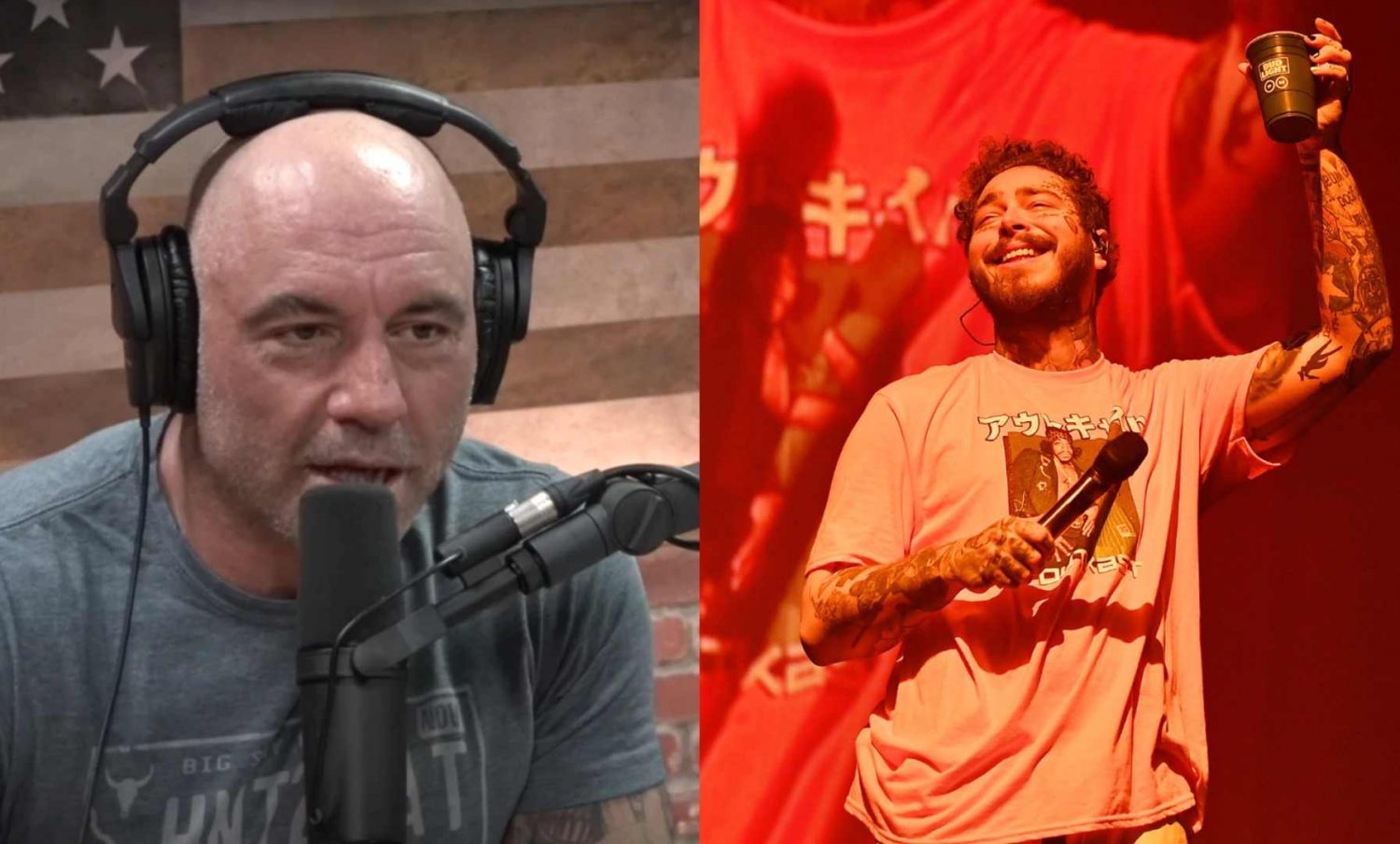 Post Malone And Joe Rogan Record 4 Hour Podcast Together While High On Magic Mushrooms