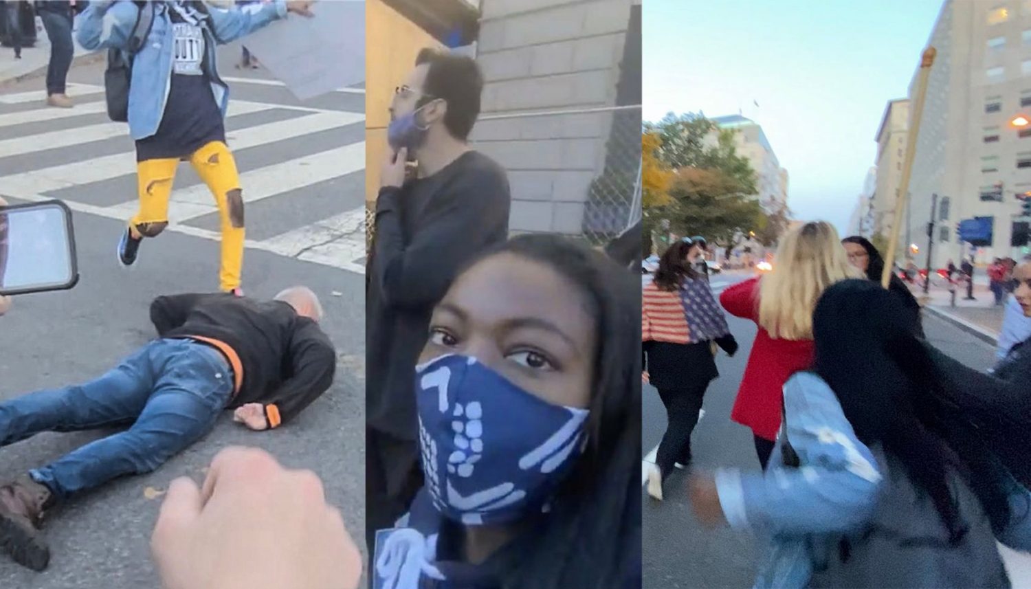 exclusive: suspect filmed beating trump supporters in dc is a journalism student