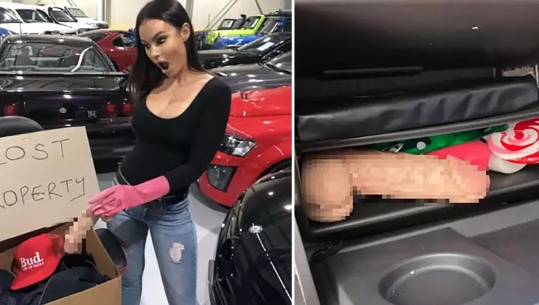 Woman Forgets Eight Inch Sex Toy In Glovebox When Trading Car In