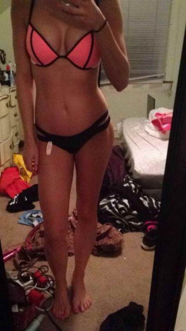 if you are going to pose for a sexy selfie, you should at least clean your damn room first