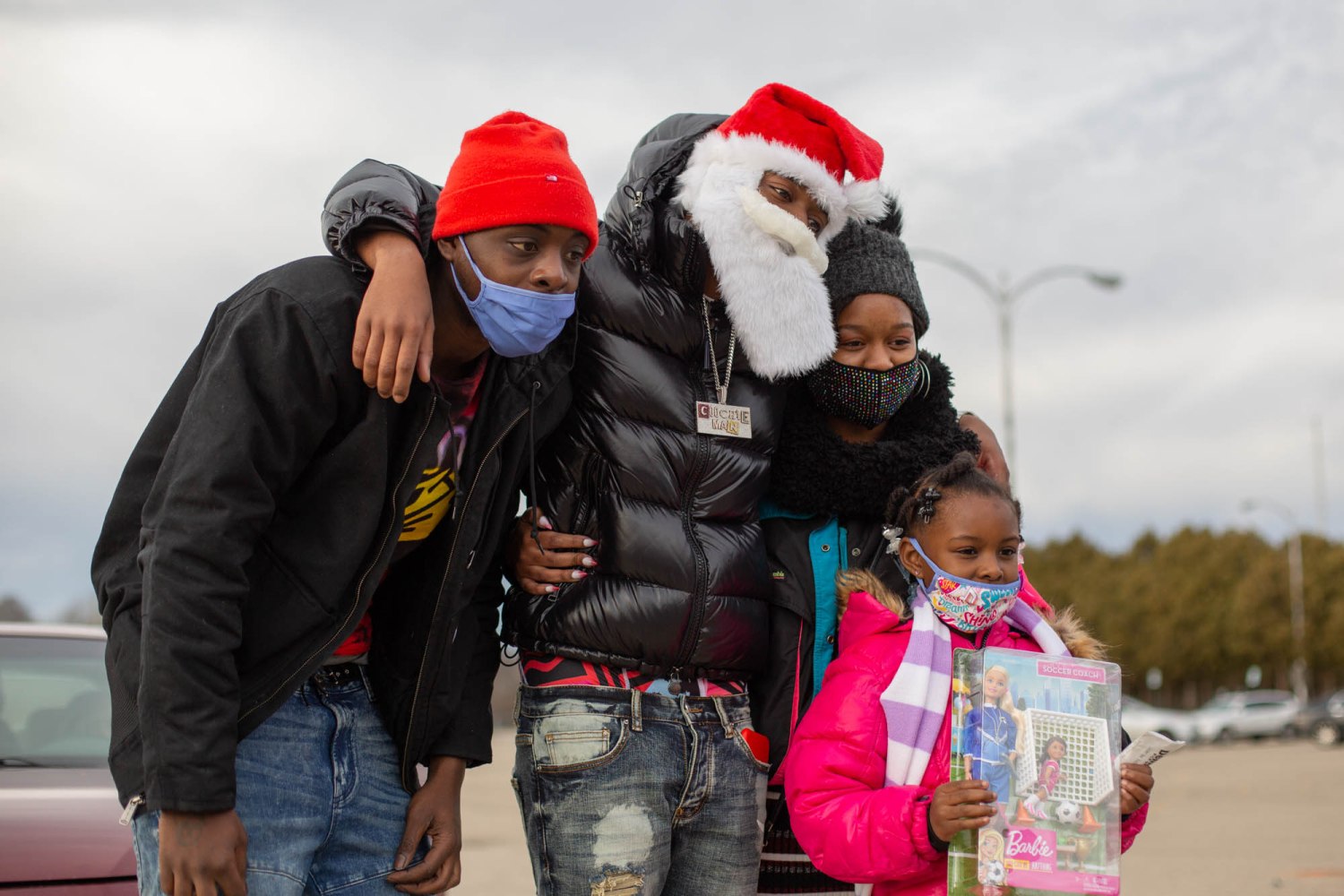 rapper 'coochie man' donates over $10k worth of toys to flint kids for christmas