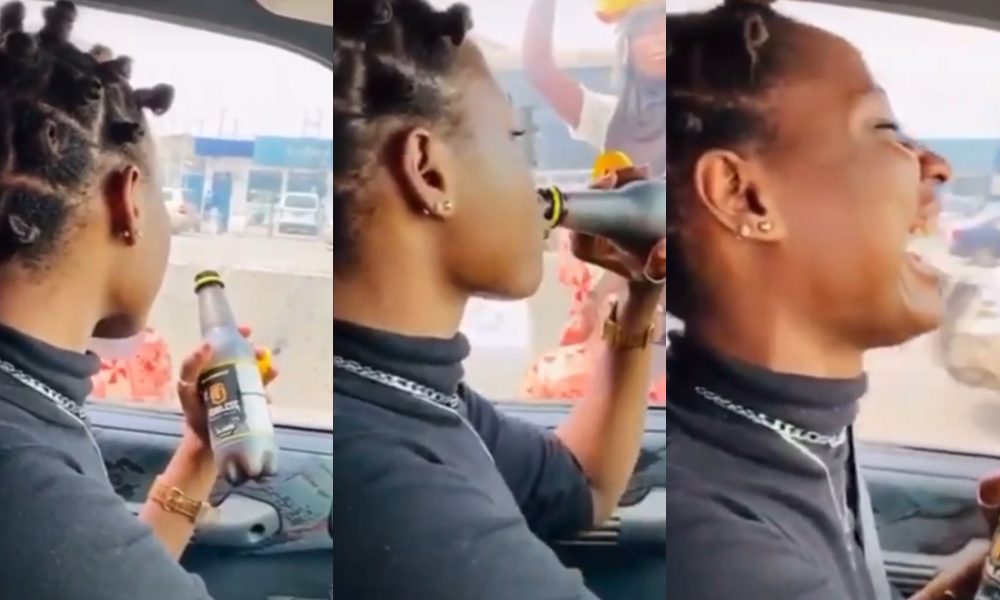 influencer has account suspended after teasing child beggar with a drink