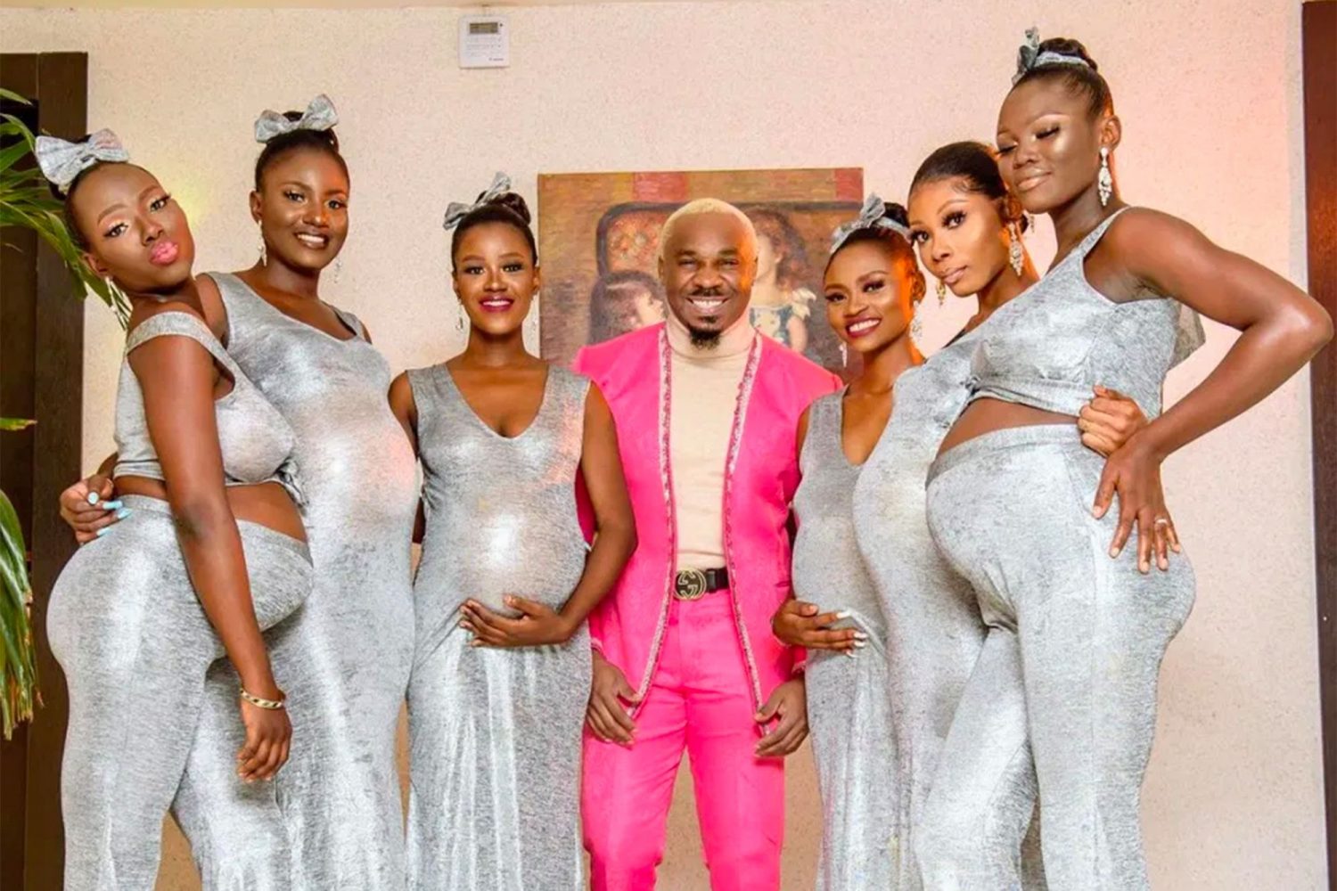 nigerian playboy claims six pregnant women are expecting his child