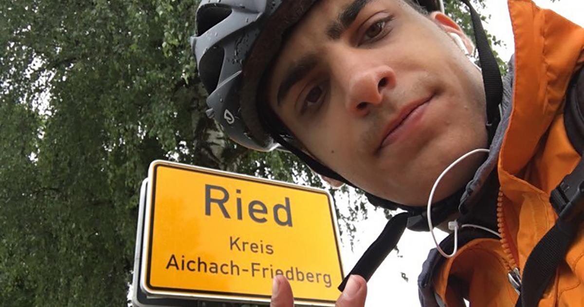 this greek college student biked 48 days to make it back home to his family when flights were canceled