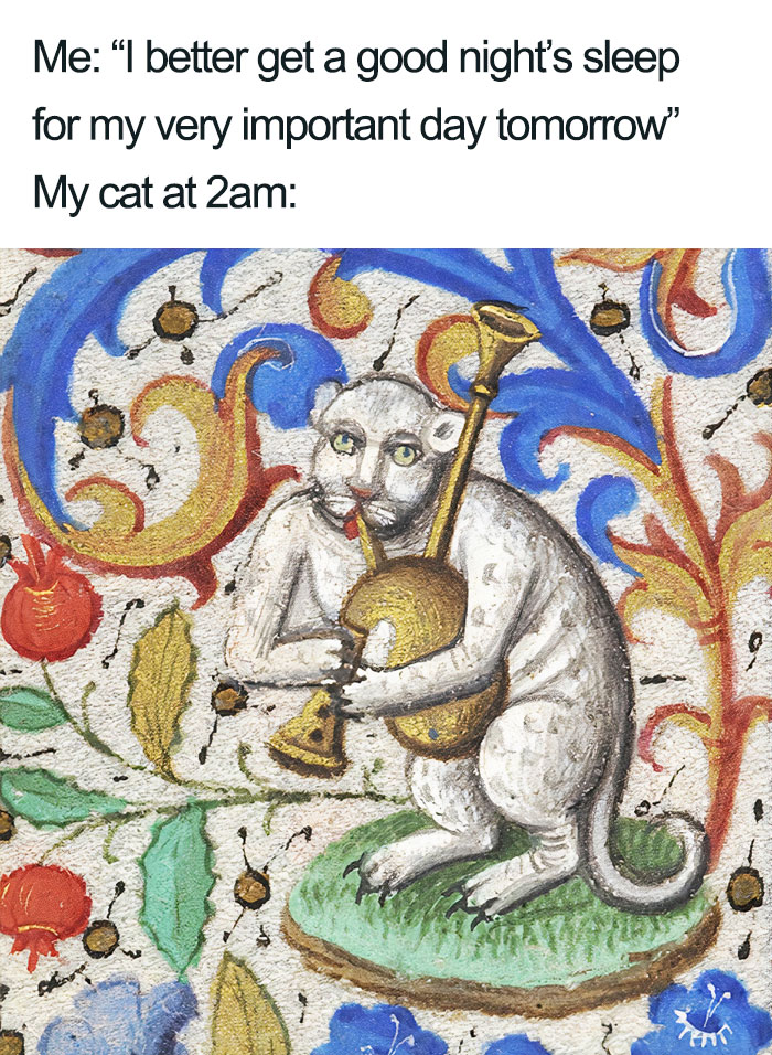 50 classic art memes that prove nothing has changed in 100s of years (new pics)