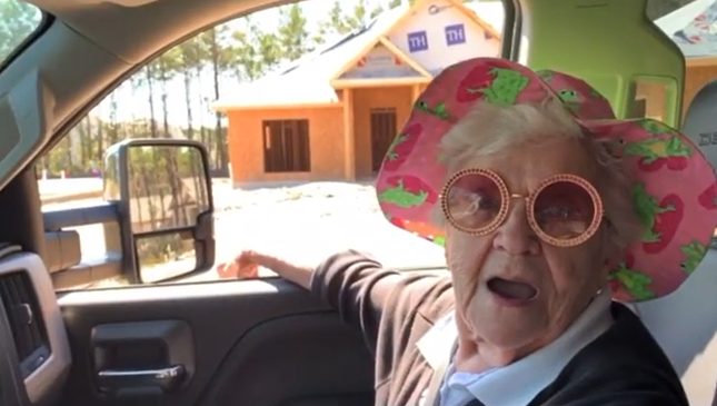 grandma is moved to tears when she finds out she's moving in with her grandson