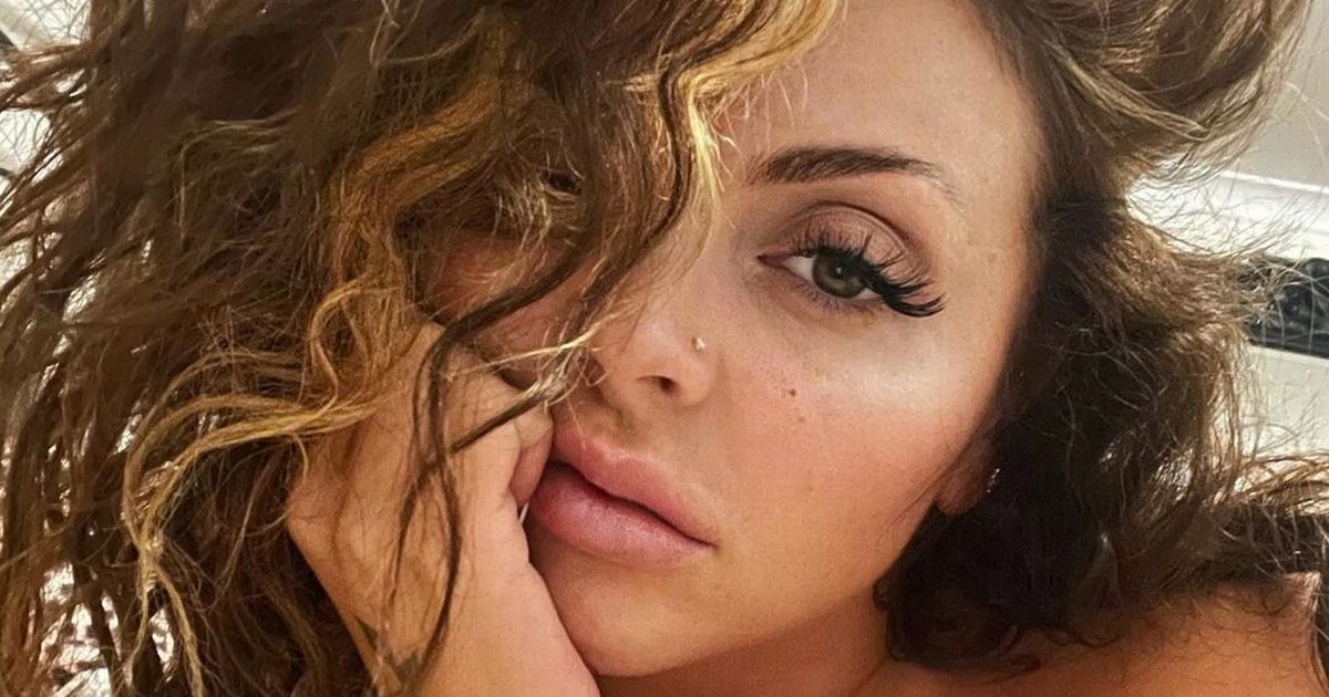 jesy nelson stuns little mix fans as she goes topless in bare-faced selfie