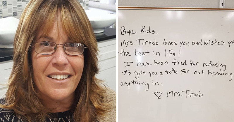 teacher gets fired for giving zeroes to students who didn’t turn in their work