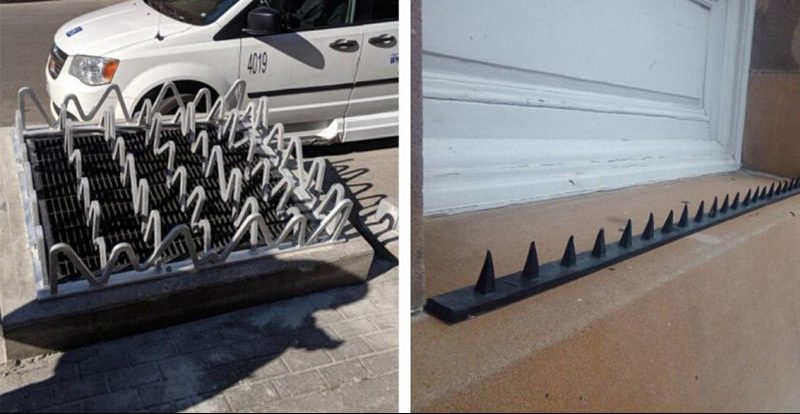 10 Examples Of 'Anti-Homeless' Hostile Architecture That You Probably Never Noticed Before