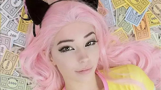 people claim belle delphine's first ever adult movie has been 'leaked'