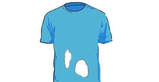 very few people can figure out exactly how many holes are in this t-shirt