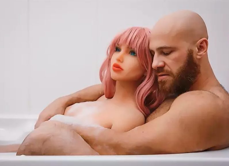 bodybuilder who married sex doll says she's 'broken' days before christmas