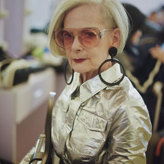 journalists accidentally confuse a 63-year-old teacher with a fashion icon, and it ends up changing her life