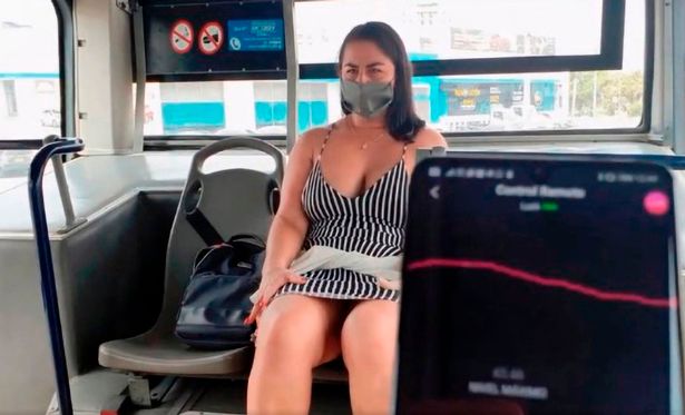 porn star wanted by police for filming on bus without face mask