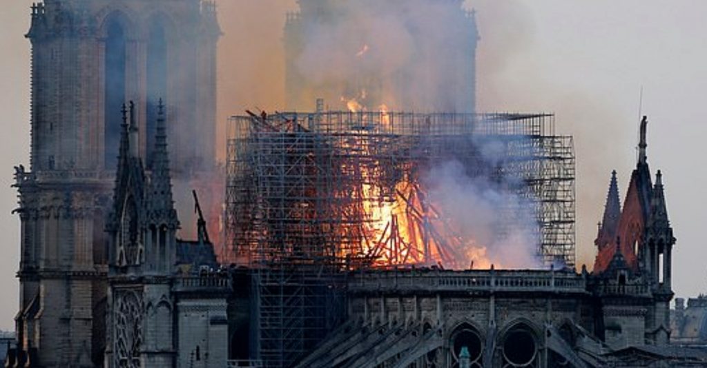Mom Believes She Has Spotted 'Jesus' In The Flames Of Notre Dame Cathedral
