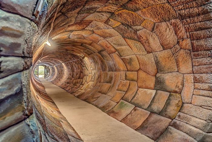 this colorful, $2.25m texas home is entirely underground — take a look inside!