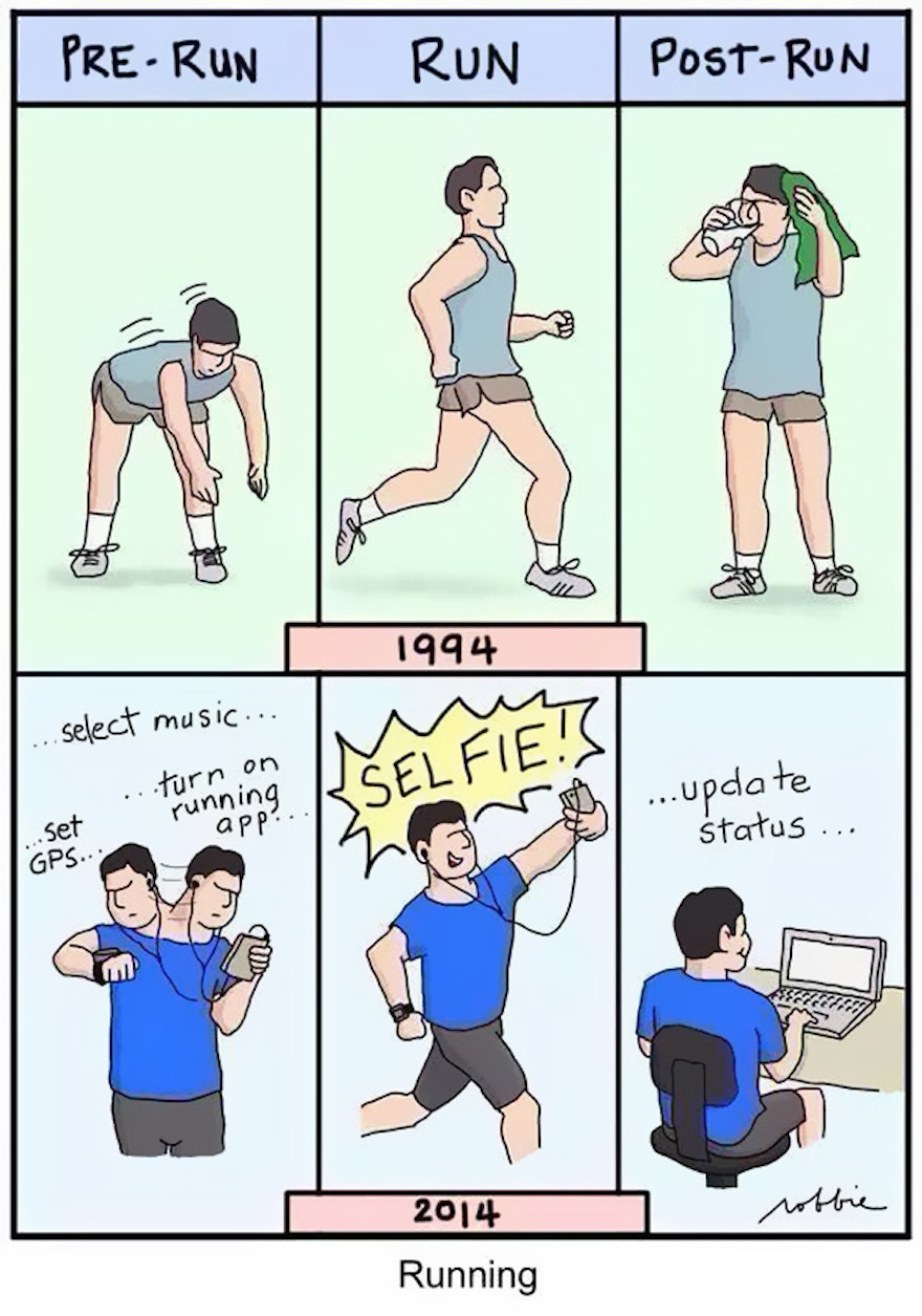 20 funny, but realistic illustrations that prove the world has changed for the worse