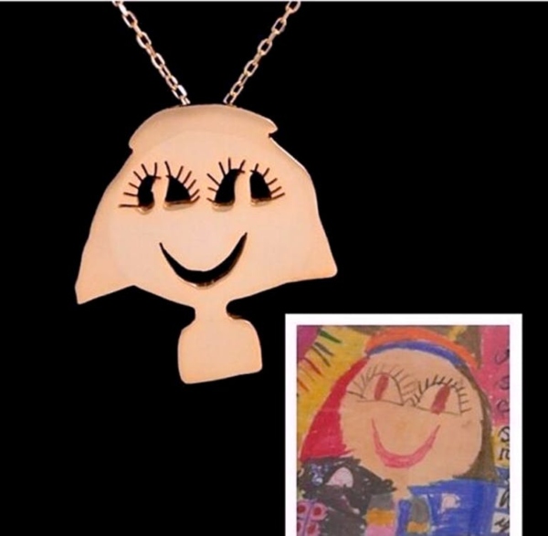 this company turns kids’ artwork into unique jewelry you can keep forever