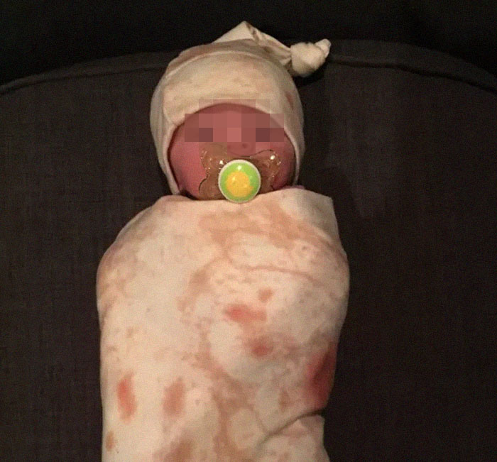 this 'tortilla baby' swadling blanket goes viral, and it's giving swaddling a whole new meaning