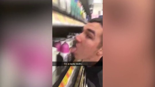 man arrested and charged with terrorism for licking supermarket shelves to mock coronavirus