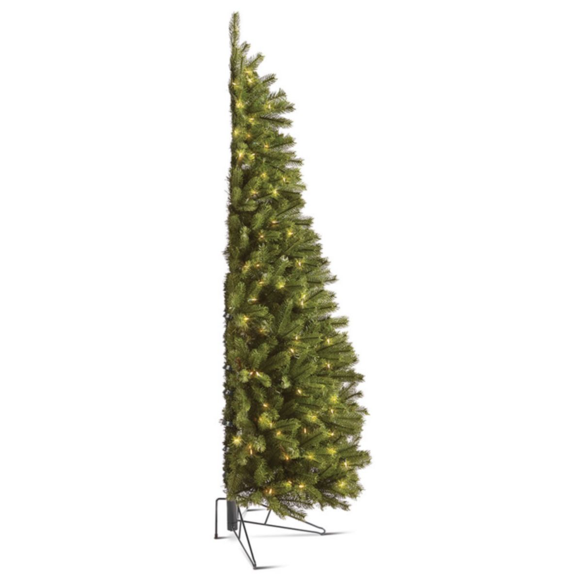half-christmas trees exist for people who hate decorating the back
