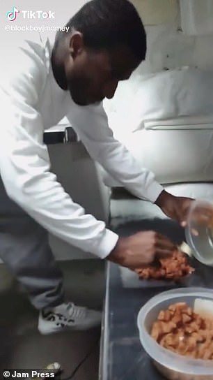 prisoner starts his own tiktok cooking show from his jail cell