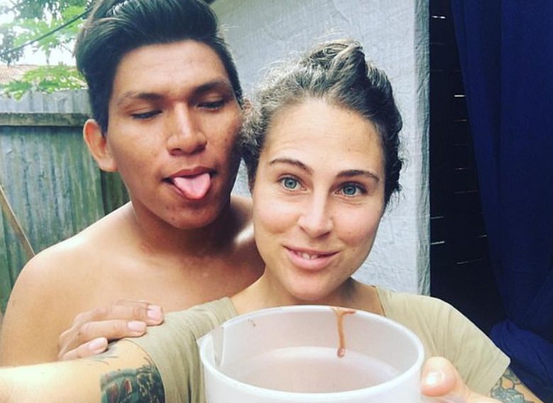 british naked yoga teacher starts new life in jungle with 19-year-old lover