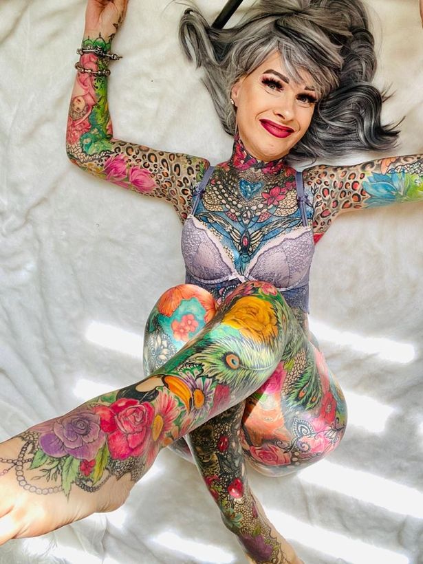woman, 55, who's spent almost $39,000 (£30,000) on tattoos gets asked if her genitals are inked
