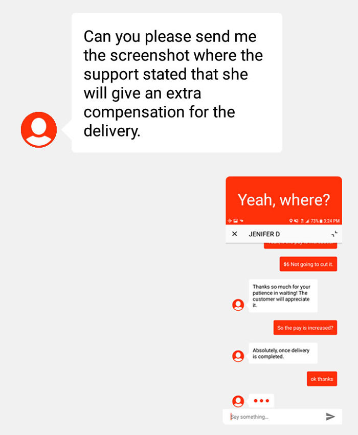 someone proves how badly doordash is treating their employees by sharing a convo with the support team