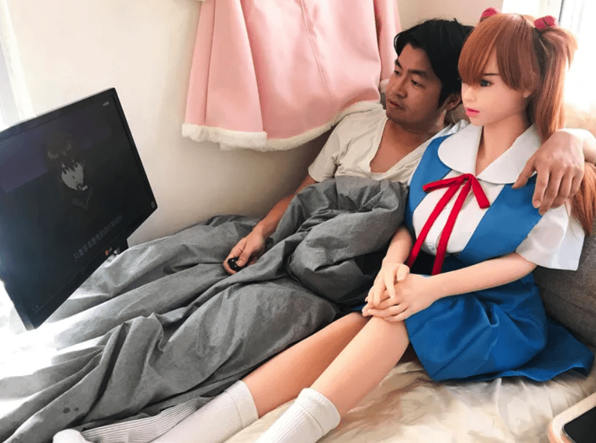 man engaged to sex doll happily announces arrival of new family member