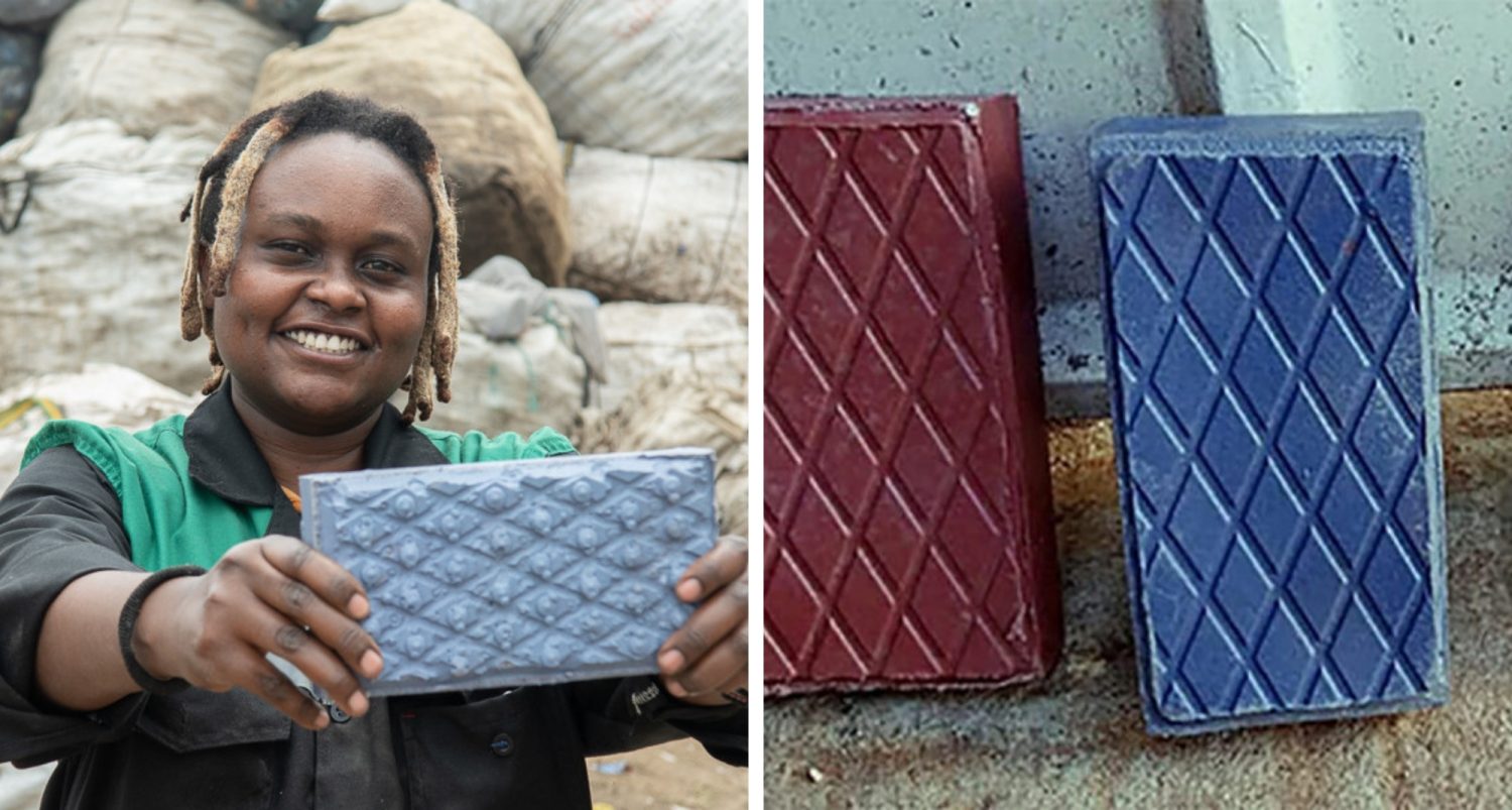 Woman Finds Way To Recycle Plastic Into Bricks That Are Stronger Than Concrete