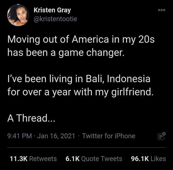 influencer brags about her easy life in bali on twitter, she gets deported over it