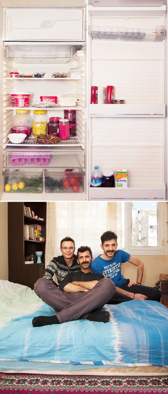 photographer compares 14 fridges and their owners around the world