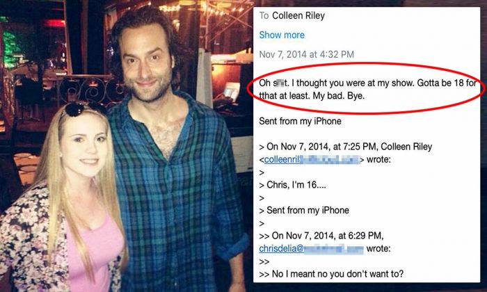 allegations of sexual misconduct against chris d'elia may be escalated to violation of child pornography law