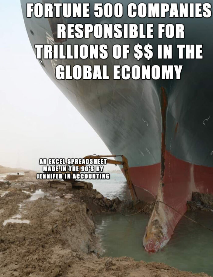 people are cracking up at these 30 memes about the ship stuck in the suez canal