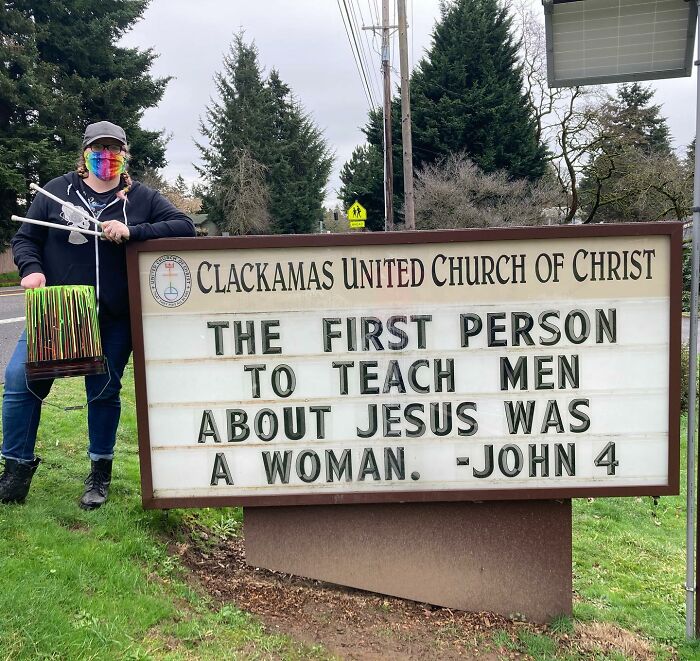 this church is going viral for their openness and their sign game is epic (35 new pics)