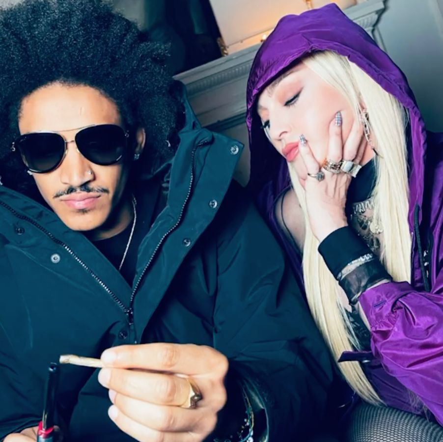 madonna celebrates her boyfriend's 27th birthday with series of steamy pics: 'let's get unconscious'
