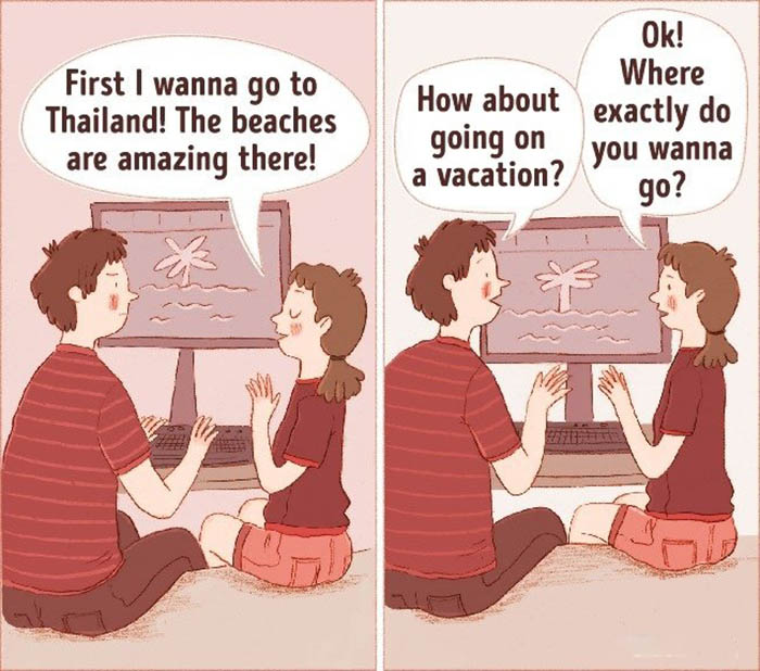 13 Comics Depicting The Major Differences Between Lust And Love