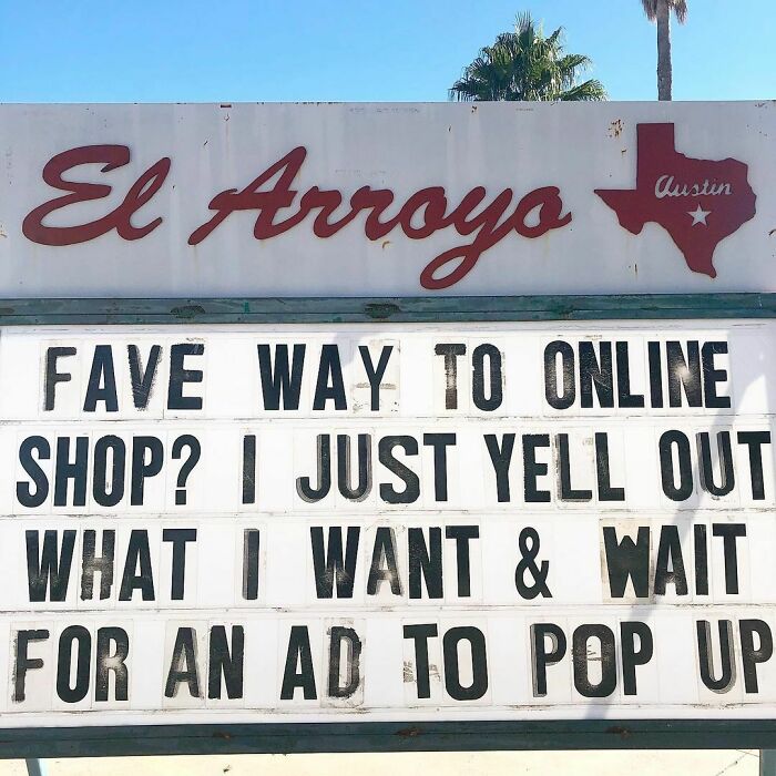 50 funny signs by el arroyo, the legendary tex-mex restaurant
