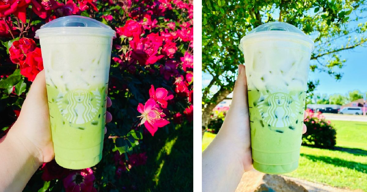 you can get a springtime tea at starbucks to give you all the spring vibes