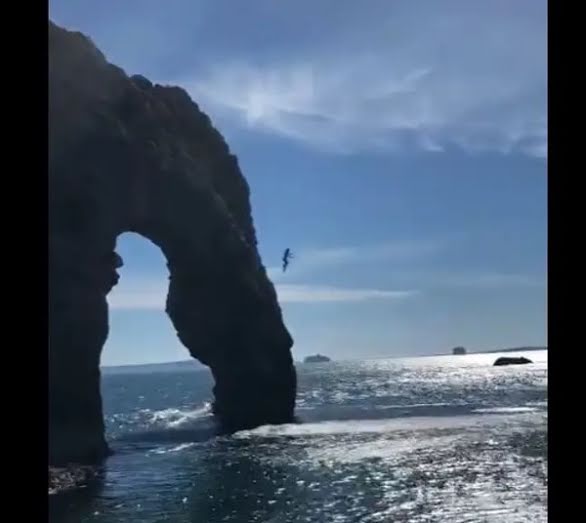 Man Air-lifted To Hospital After Jumping 200ft From Durdle Door In Shocking Video