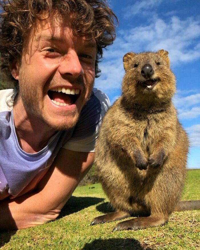 This Guy Seems To Befriend Any Animal He Meets, Here Are 30 Of His Best Selfies With Them
