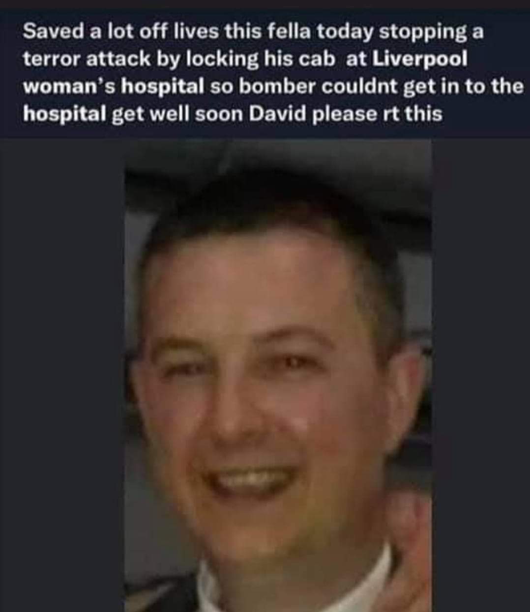 Taxi Driver 'locked Suicide Bomber In His Car' Before Liverpool Explosion