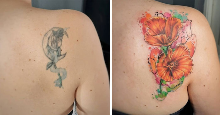 20 Times Tattoo Artists Did Amazing Cover-ups Of People's Embarrassing Old Tattoos