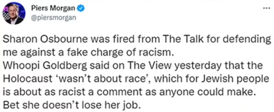Whoopi Goldberg "should Be Fired", Abc Insiders Say
