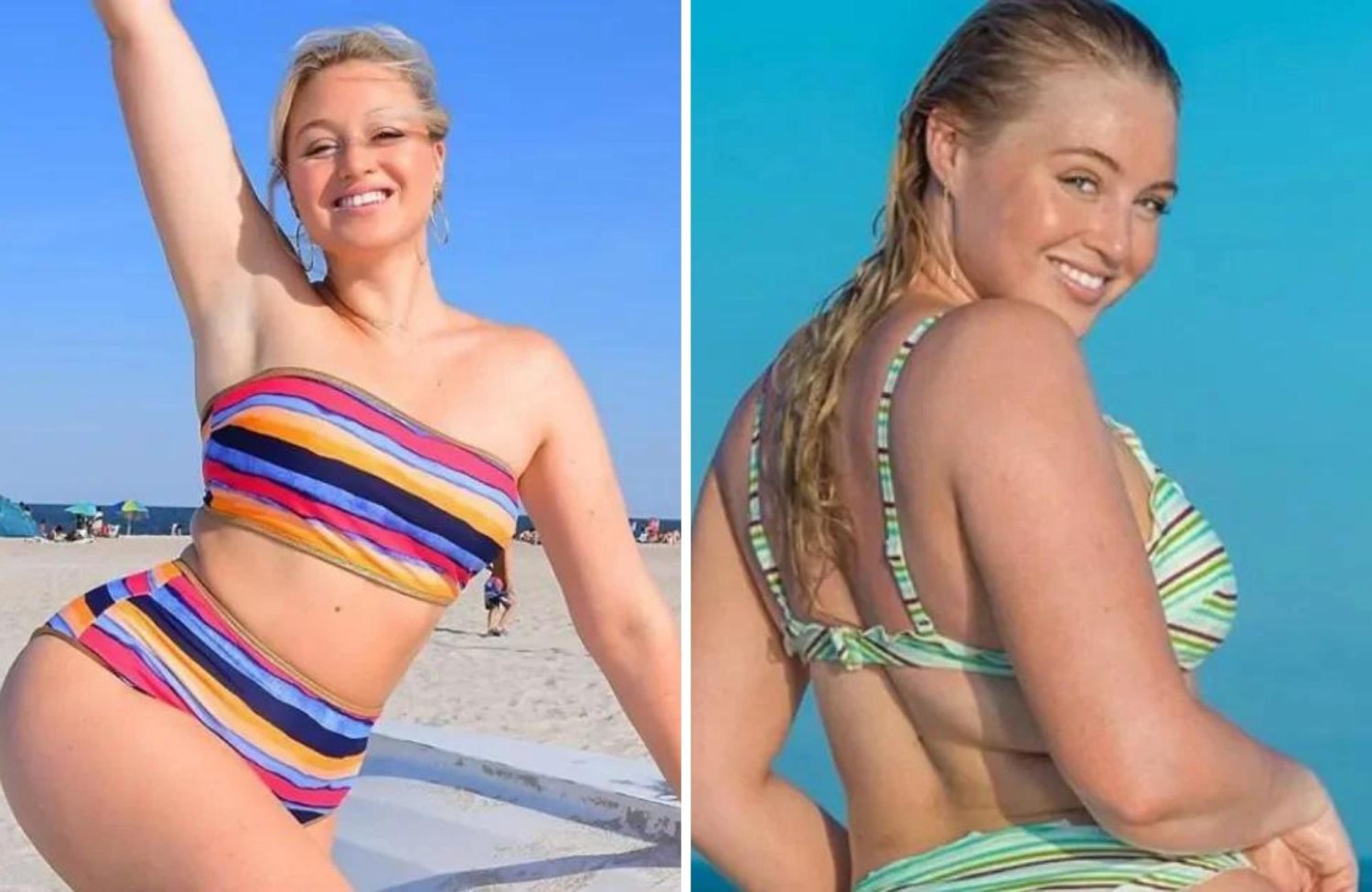 Model Iskra Lawrence Shows Off Her Cellulite In "all Its Unretouched Glory"